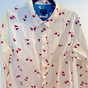 PAUL SMITH JEANS Organic Cotton Button Down Long Sleeve Shirt